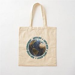 Earth Day Earth Week  Cotton Tote Bag