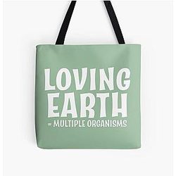 Earth Lover All Over Print Tote Bag