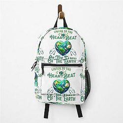 Earth Day Heartbeat Of The Earth Backpack