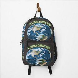 The Place Where I Live Planet Earth Backpack