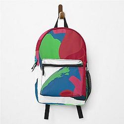 illustration design of the heart of the earth Backpack