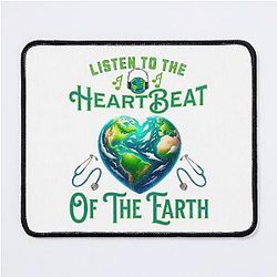 Earth Day Heartbeat Of The Earth Mouse Pad