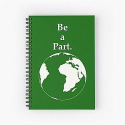 Fai parte della nostra terra. Notebook spirale