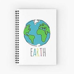 Earth is art Spiral Notebook