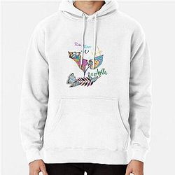 Rainbow  on the earth Pullover Hoodie