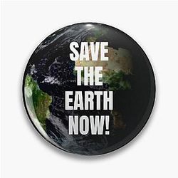 Save The Earth Pin
