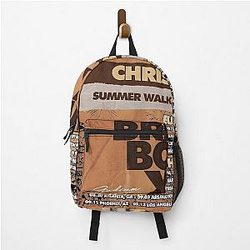 Chris Brown Shirt, Breezy Shirt, Vintage Shirt Backpack