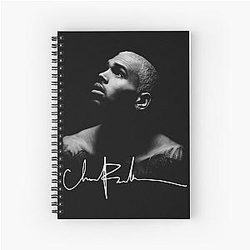Chris Brown Signatures Shirt 2025 Brown Breezy Bowl XX Tour Spiral Notebook