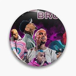 2025 Chris Brown Concert Shirt, Chris Brown Tour Pin