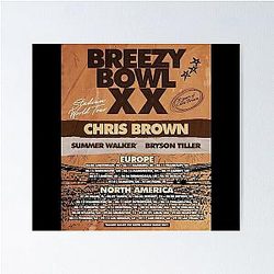 Chris Brown Breezy Vintage Shirt Poster