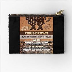 Chris Brown Breezy Vintage Shirt Zipper Pouch