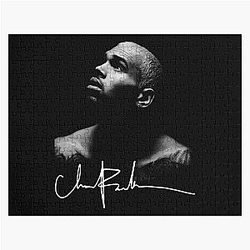 Chris Brown Signatures Shirt  2025 Breezy Bowl XX Tour Jigsaw Puzzle