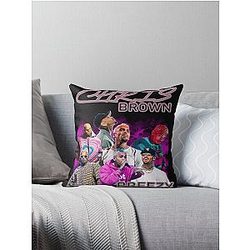 2025 Chris Brown Concert Shirt, Chris Brown XX Tour Throw Pillow