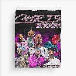 Chris Brown Concert Shirt, Chris Brown Breezy Tour Duvet Cover