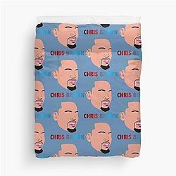 Chris Brown Illustration Duvet Cover