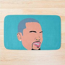 Chris Brown Bath Mat