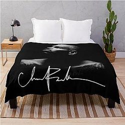 Chris Brown Signature Shirt 2025 Chris Brown Breezy Bowl XX Tour Throw Blanket