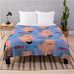 Chris Brown Throw Blanket