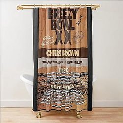 Chris Brown Breezy 11 Vintage Shower Curtain
