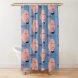 Chris Brown Shower Curtain