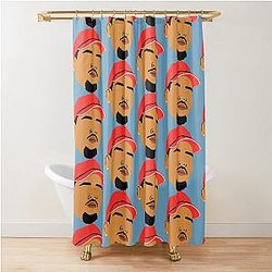 Chris Brown Shower Curtain