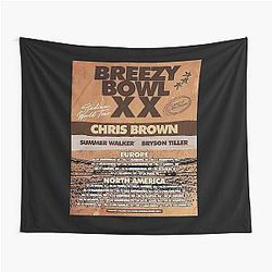 Chris Brown Shirt, 11 Vintage Shirt Tapestry 
Breezy