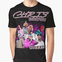 2025 Chris Brown Concert Shirt Chris Brown Breezy Tour Graphic T-Shirt