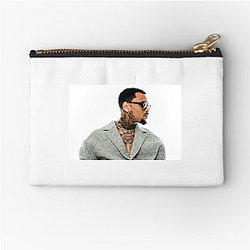 Chris Brown made by fan for fans Chris Brown Zipper Pouches
