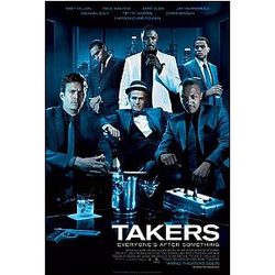 Takers Original Movie Poster 27x40 - Chris Brown - Hayden Christensen - Matt Dillon - Michael Ealy