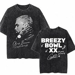 Breezy Bowl XX PTTT1407 Washed  Chris Brown T-Shirts