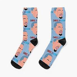 Chris Brown illustration Socks