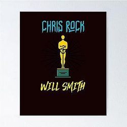Will Smith Chris Rock - Schwarzer Poster