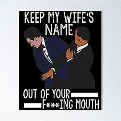 Will Smith slaps Chris Rock Poster