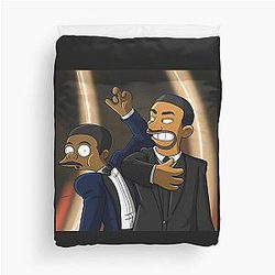 Will Smith vs Chris Rock Essential Duvet Cover