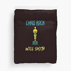 윌 스미스 Chris Rock 검정 Duvet 덮개