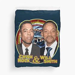Will Smith and Chris Rock Meme Duvet Cover
