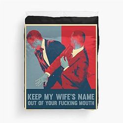 Will Smith Chris Rock Slap Classic Duvet Cover