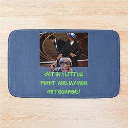Will Smith Hitting Chris Rock Funny Oscars Joke Design Bath Mat