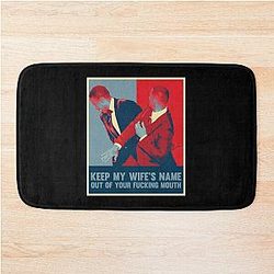 Will Smith Chris Rock Slap Bath Mat