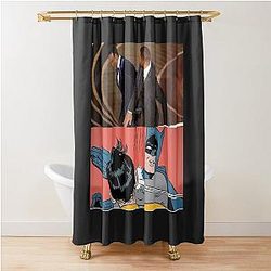 Will Smith Slap Chris Rock Gift Shower Curtain Remove