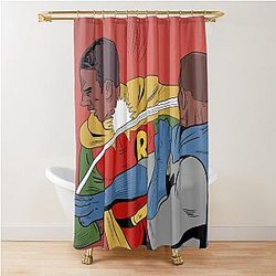 Will Smith Smacks Chris Rock Shower Curtain