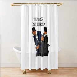 Will Smith Chris Rock Jada Slap Shower Curtain