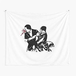 Will Smith Slap of Chris Rock Tapestry