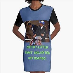 Will Smith Hitting Chris Rock Funny Oscars 2022 Joke Design Graphic T Shirt
