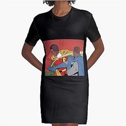 Will Smith Smacks Chris Rock Meme Graphic T-Shirt Kleid