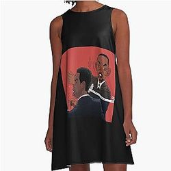 Will Smith Slaps Chris Rock at 2022 Oscar A-Line Dress