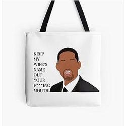 Will Smith Slapping Chris Rock Tote Bag