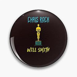 Will Smith Chris Rock-Black Pin