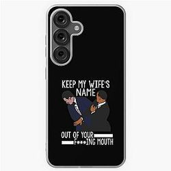 Will Smith slaps Chris Rock using a Samsung Galaxy phone case