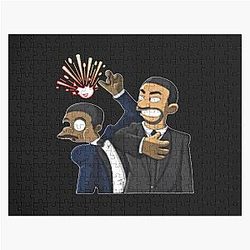 Will Smith Slaps Chris Rock At The 2022 Essential Puzzle
